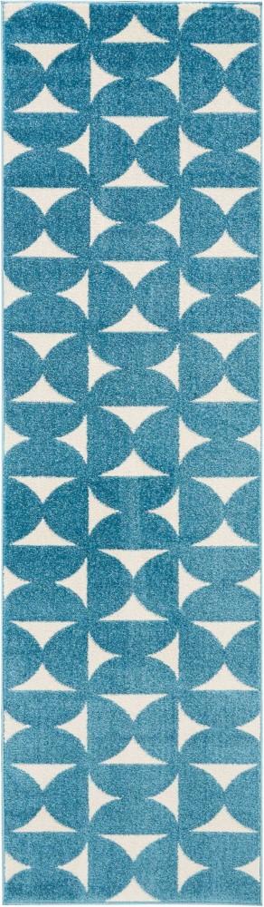 Nourison - Harper DS301 Blue 22in x 76in Hallway Rug - DS301-99446407085_CLOSEOUT veiw 1