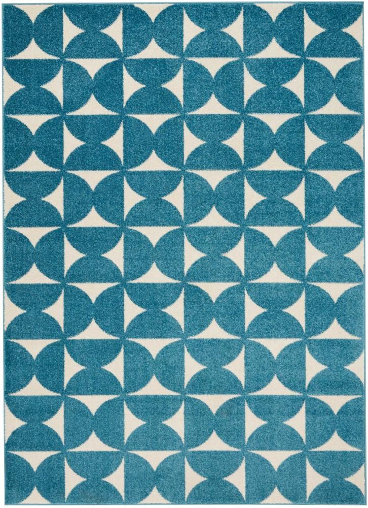 Nourison - Harper DS301 Blue 4x6 Area Rug - DS301-99446407092_CLOSEOUT veiw 1