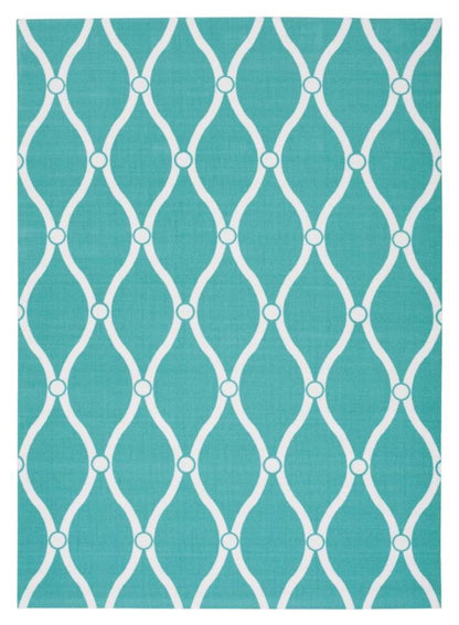 Nourison - Home & Garden RS089 Blue 44in x 63in Area Rug - RS089-99446207722_CLOSEOUT veiw 1