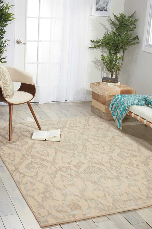 Nourison - Nepal NEP07 White 53in x 75in Area Rug - NEP07-99446117151_CLOSEOUT veiw 2