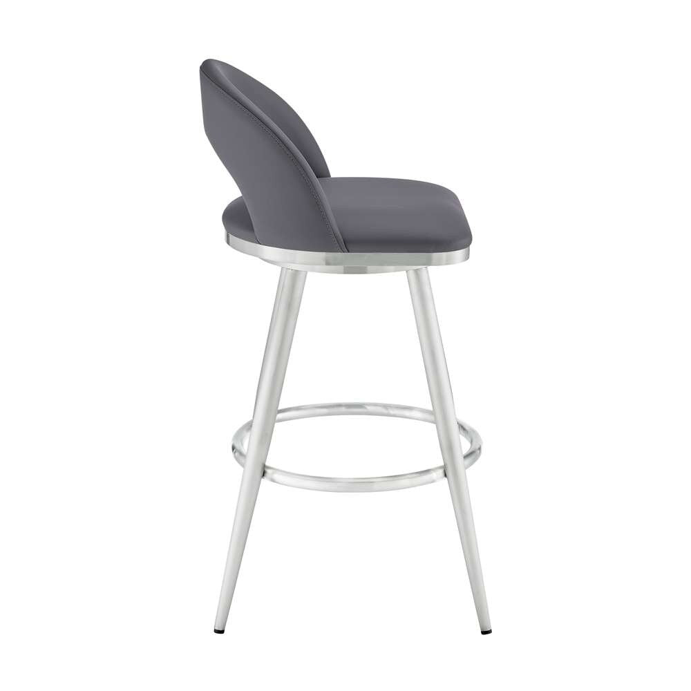 Armen Living Lottech Swivel Bar Stool - Thumbnail 5