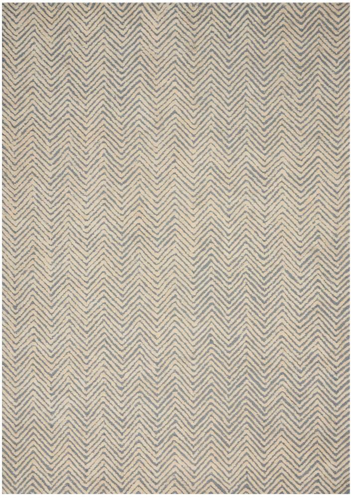 Nourison - Deco Mod DEC03 Light Blue/Ivory 39in x 59in Area Rug - DEC03-99446399748_CLOSEOUT veiw 1