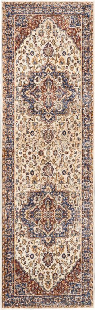 Nourison - Lagos LAG01 Multicolor 23in x 76in Low-pile Hallway Rug - LAG01-99446390295_CLOSEOUT veiw 1