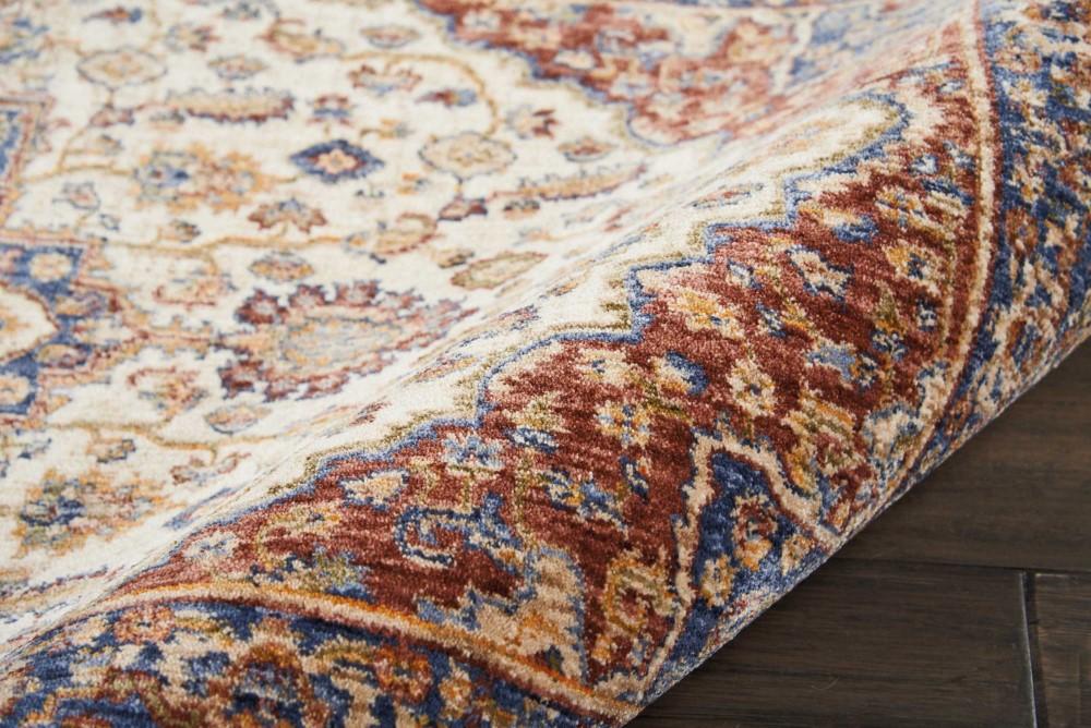 Nourison - Lagos LAG01 Multicolor 23in x 76in Low-pile Hallway Rug - LAG01-99446390295_CLOSEOUT veiw 2
