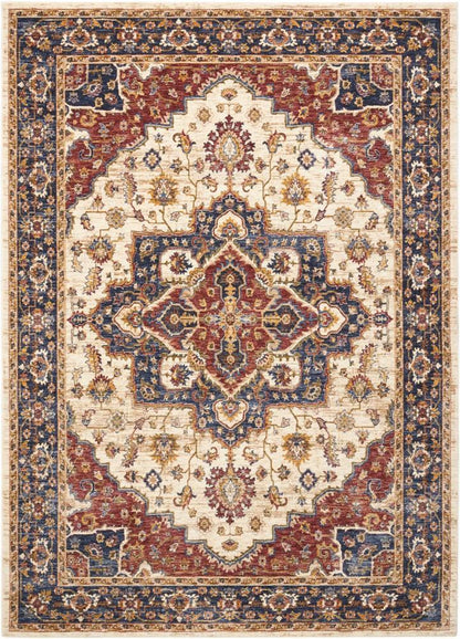 Nourison - Lagos LAG01 Multicolor 53in x 76in Area Rug - LAG01-99446390240_CLOSEOUT veiw 1