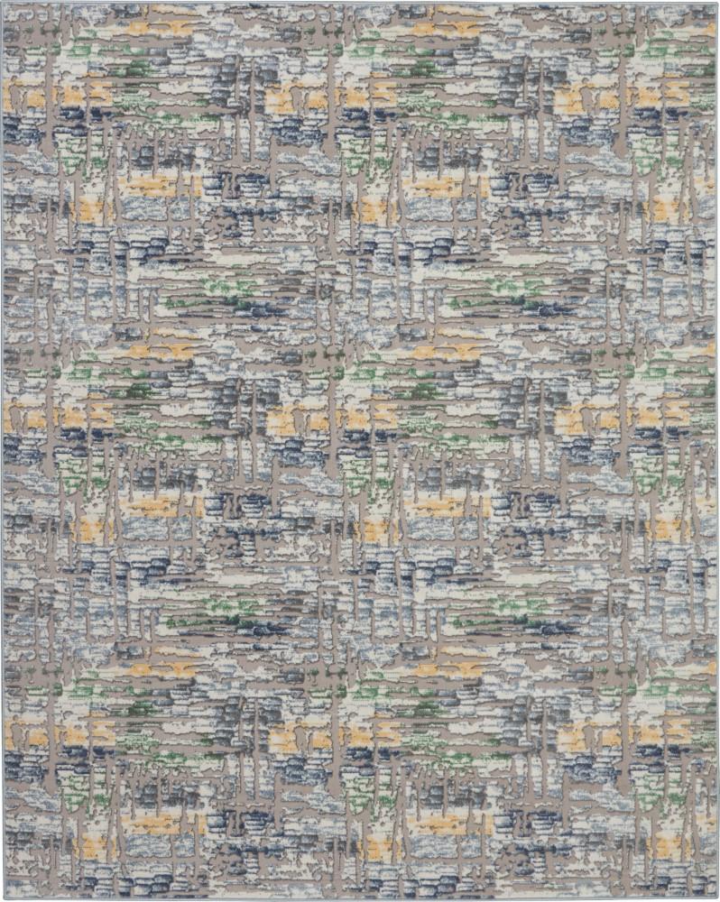 Nourison - Urban Chic URC01 Bone Multicolor 9x12 Oversized Rug - URC01-99446426079 veiw 1