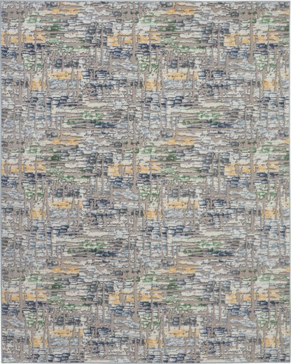 Nourison - Urban Chic URC01 Bone Multicolor 9x12 Oversized Rug - URC01-99446426079 veiw 1