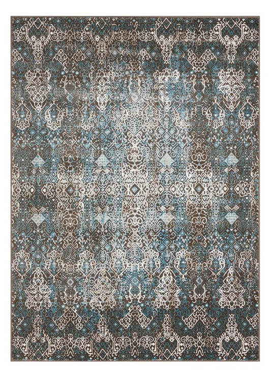 Nourison - Karma KRM04 Blue 39in x 59in Area Rug - KRM04-99446339683_CLOSEOUT veiw 1
