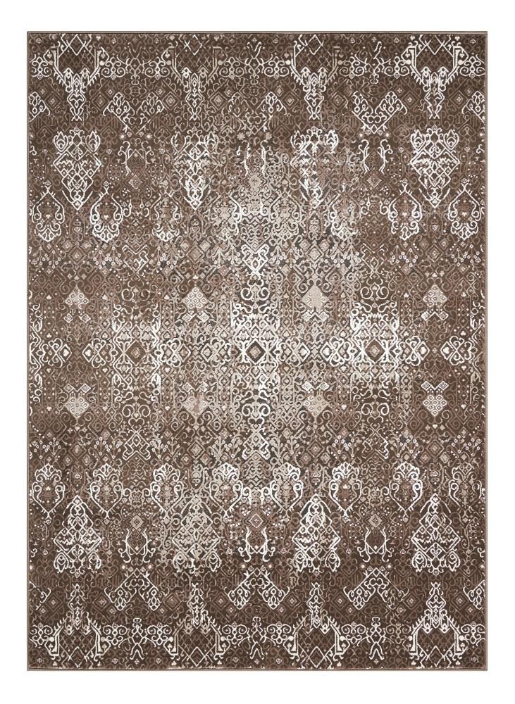Nourison - Karma KRM04 Brown 53in x 74in Area Rug - KRM04-99446338808_CLOSEOUT veiw 1