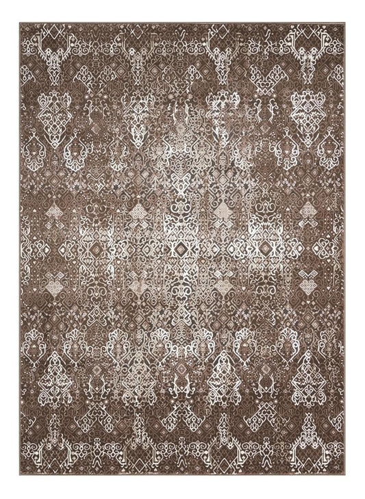 Nourison - Karma KRM04 Brown 53in x 74in Area Rug - KRM04-99446338808_CLOSEOUT veiw 1