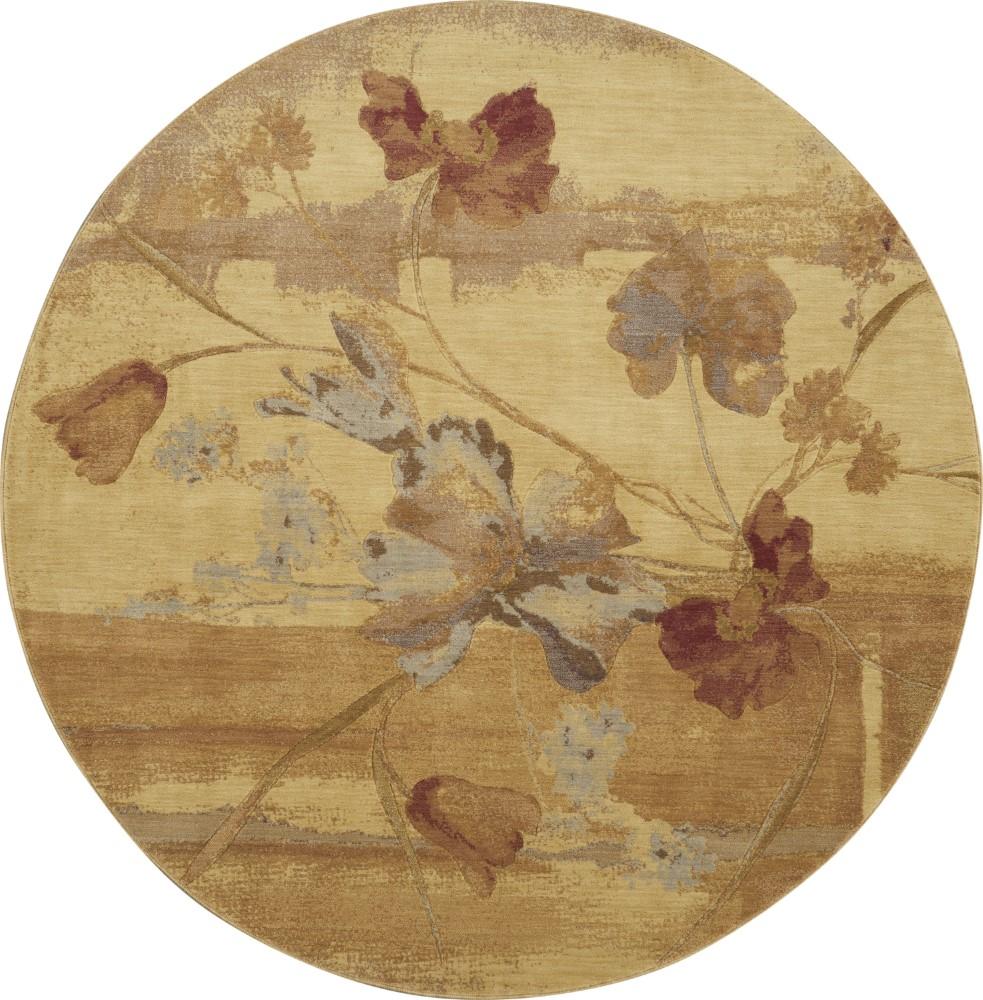 Nourison - Somerset ST18 Beige 79in x Round Rug - ST18-99446363220 veiw 1