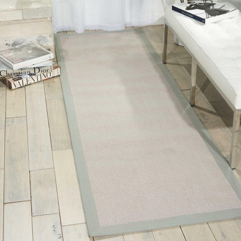 Nourison - Sisal Soft SSF40 Beige 26in x 8 Hallway Rug - SSF40-99446142719 veiw 2