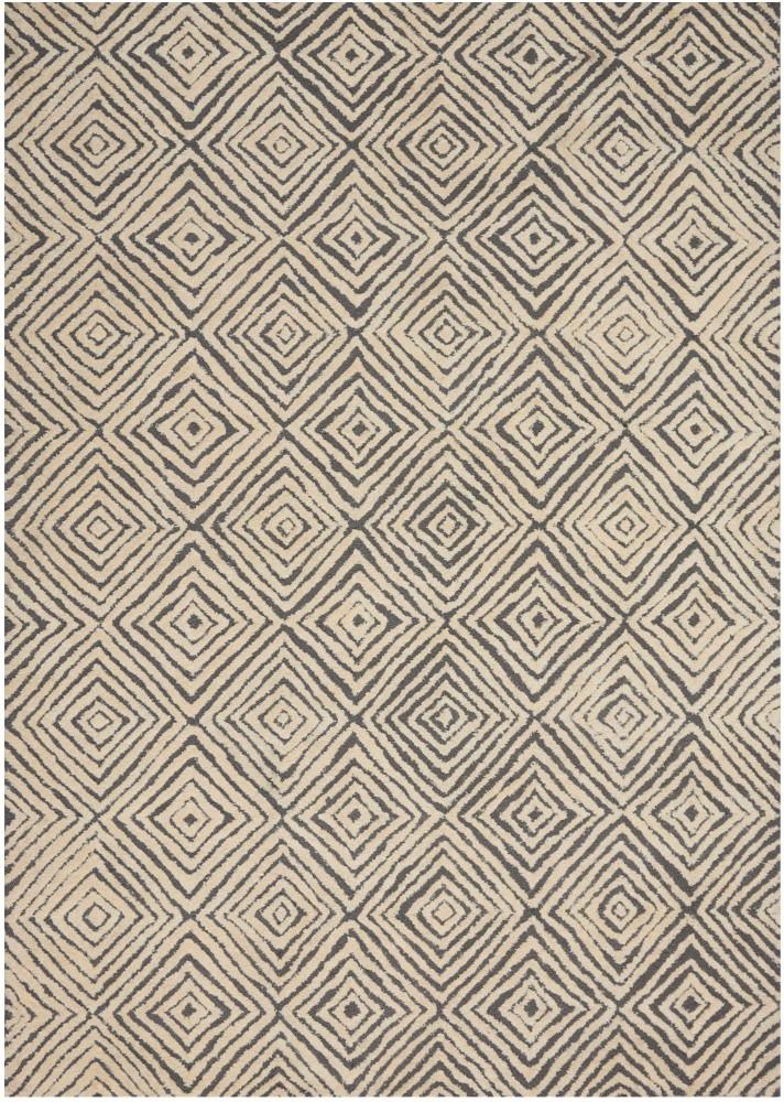 Nourison - Deco Mod DEC01 Bone/Ivory 39in x 59in Area Rug - DEC01-99446397980_CLOSEOUT veiw 1