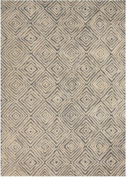 Nourison - Deco Mod DEC01 Bone/Ivory 39in x 59in Area Rug - DEC01-99446397980_CLOSEOUT veiw 1