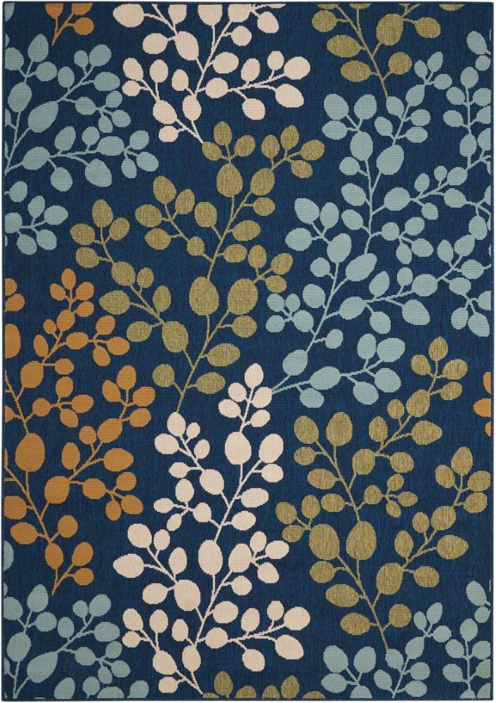 Nourison - Caribbean CRB01 Dark Blue Multicolor 26in x 4 Area Rug - CRB01-99446173102_CLOSEOUT veiw 1