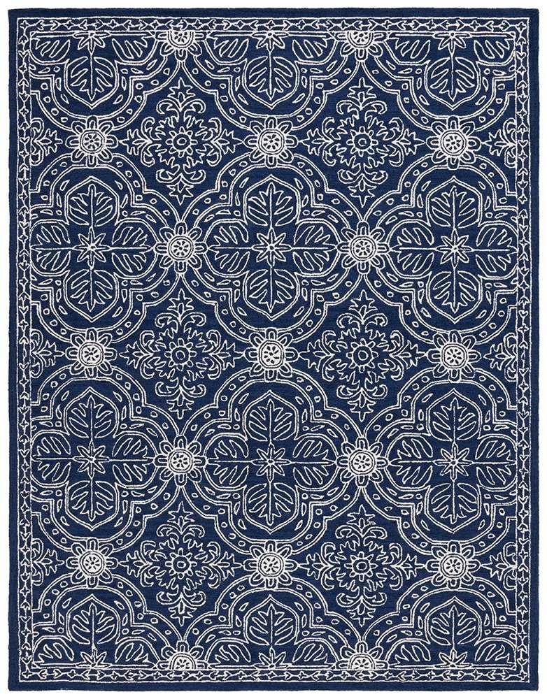 Lauren Ralph Lauren - Etienne Rug - 8 X 10 - Navy / Ivory veiw 1