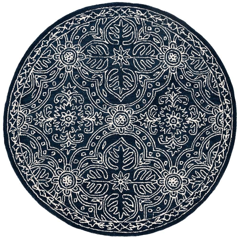 Lauren Ralph Lauren - Etienne Rug - 5 X 5 Round - Navy / Ivory veiw 1