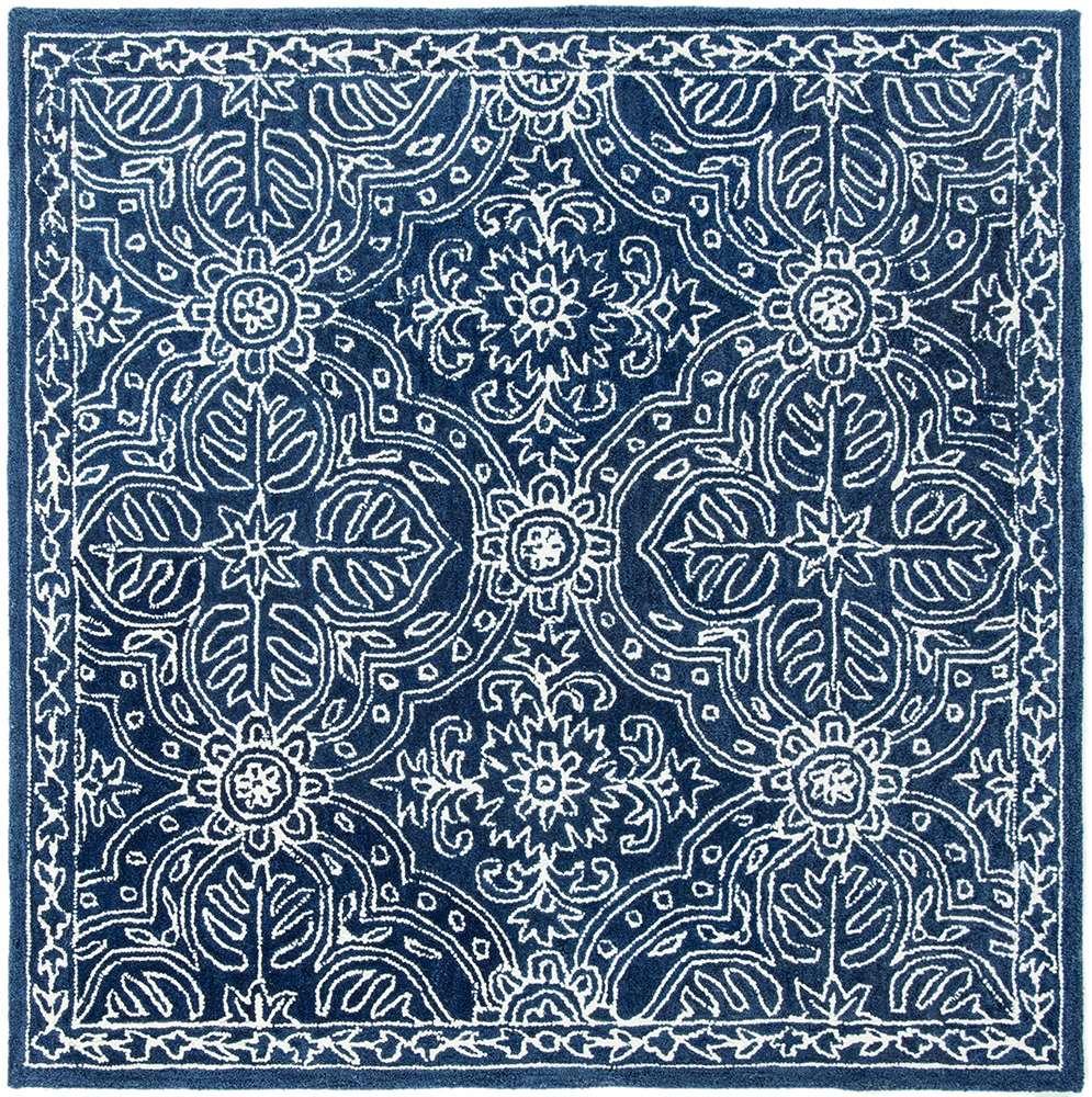 Lauren Ralph Lauren - Etienne Rug - 5 X 5 Square - Navy / Ivory veiw 1