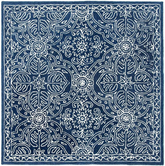 Lauren Ralph Lauren - Etienne Rug - 5 X 5 Square - Navy / Ivory veiw 1