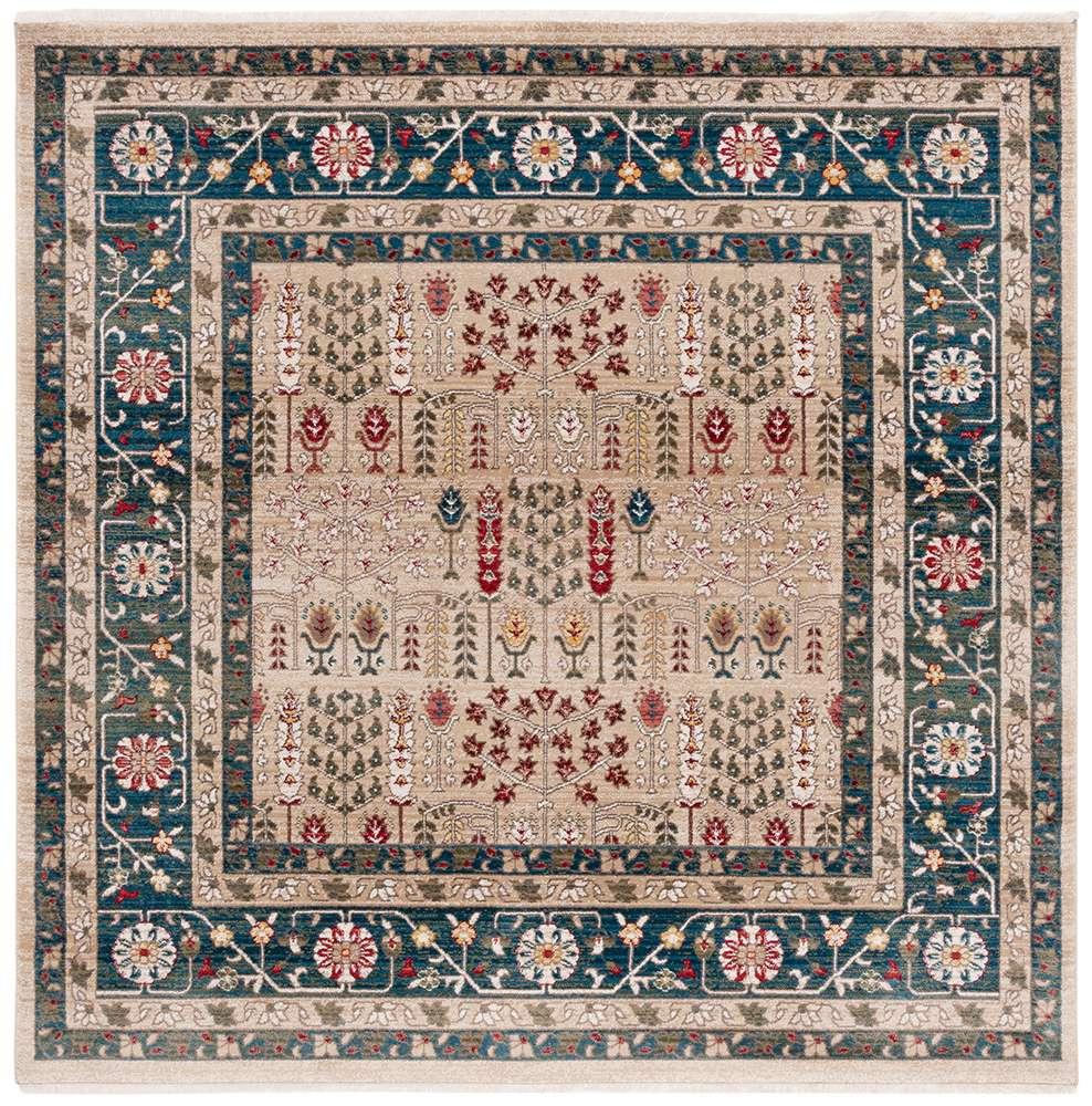 Lauren Ralph Lauren - Margaux Rug - 6-7in X 6-7in Square - Beige / Navy veiw 1
