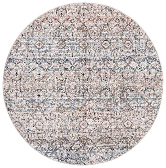 Lauren Ralph Lauren - Blakestown Rug - 6-7in X 6-7in Round - Navy / Rust veiw 1