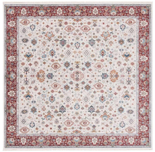 Lauren Ralph Lauren - Milltown Rug - 6-7in X 6-7in Square - Ivory / Blue Rust veiw 1