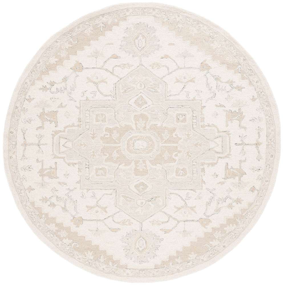 Lauren Ralph Lauren - Percy Rug - 7 X 7 Round - Ivory / Beige veiw 1