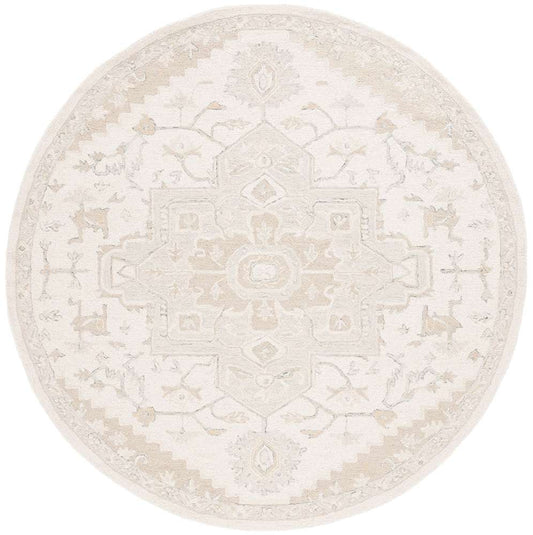 Lauren Ralph Lauren - Percy Rug - 7 X 7 Round - Ivory / Beige veiw 1