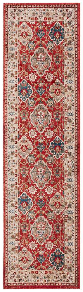 Lauren Ralph Lauren - Ariel Rug - 2-2in X 8 - Red / Beige veiw 1