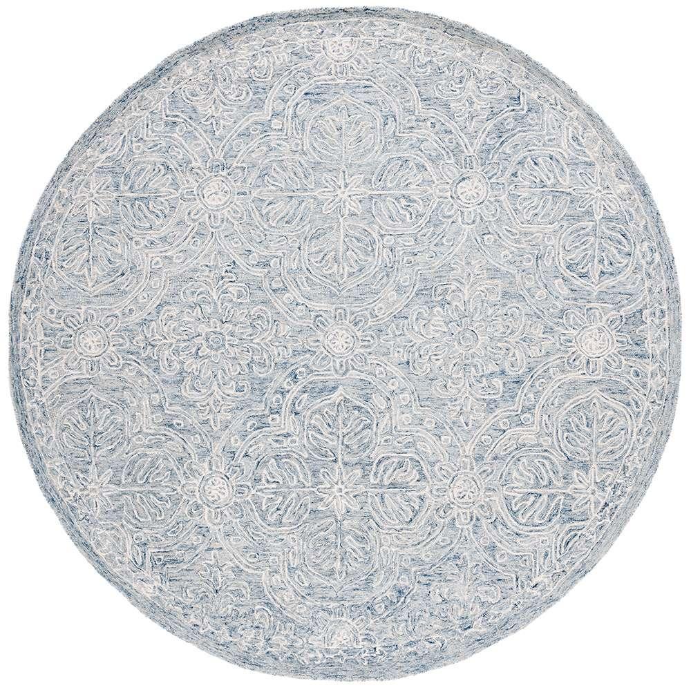 Lauren Ralph Lauren - Etienne Rug - 7 X 7 Round - Blue / Ivory veiw 1