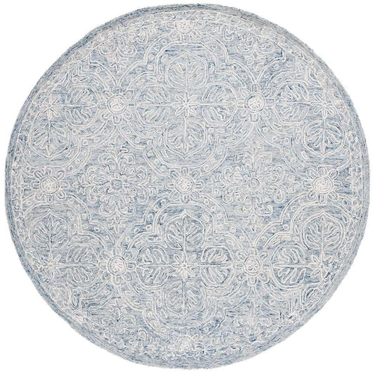 Lauren Ralph Lauren - Etienne Rug - 7 X 7 Round - Blue / Ivory veiw 1
