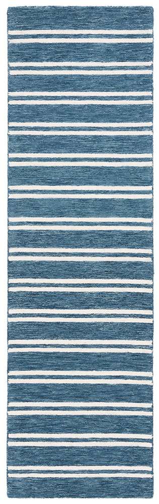 Lauren Ralph Lauren - Starboard Stripe Rug - 2-3in X 8 - Blue / Ivory veiw 1