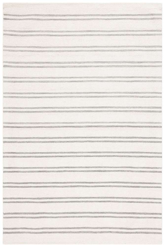 Lauren Ralph Lauren - Starboard Stripe Rug - 5 X 8 - Ivory / Grey veiw 1