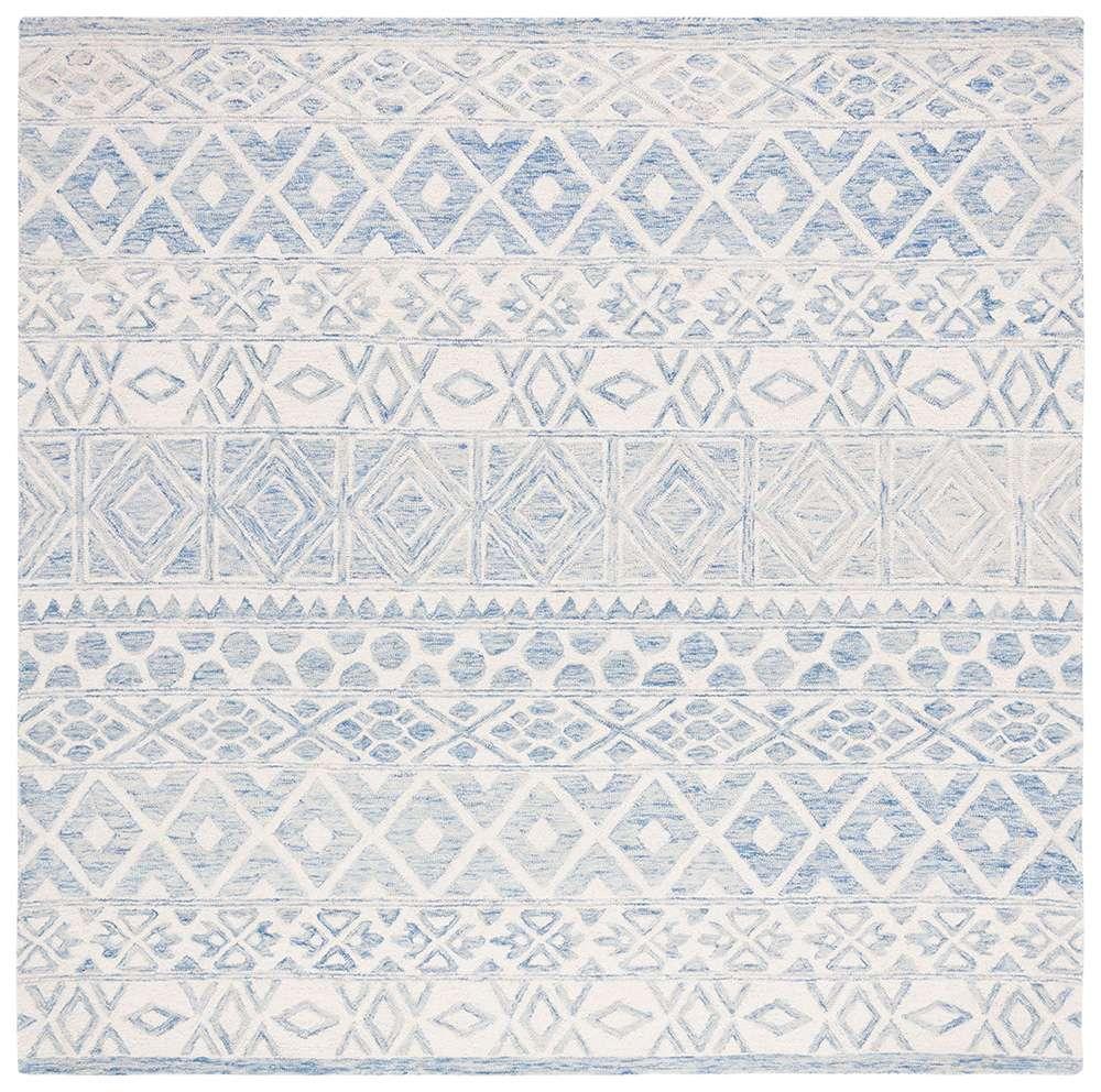 Lauren Ralph Lauren - Theresa Rug - 7 X 7 Square - Ivory / Blue veiw 1