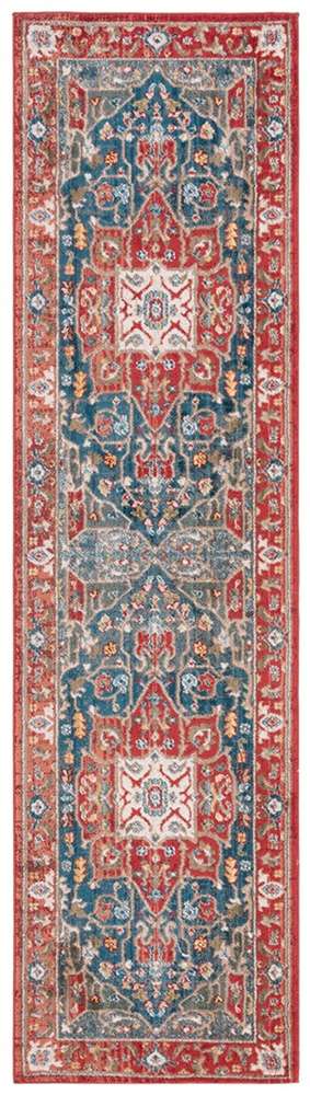 Lauren Ralph Lauren - Camille Rug - 2-2in X 12 - Red / Navy veiw 1