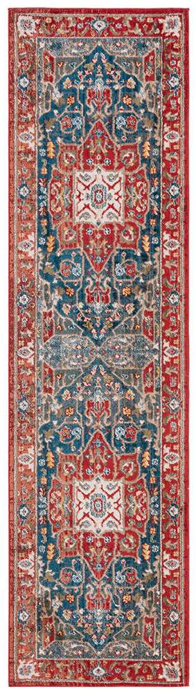 Lauren Ralph Lauren - Camille Rug - 2-2in X 8 - Red / Navy veiw 1