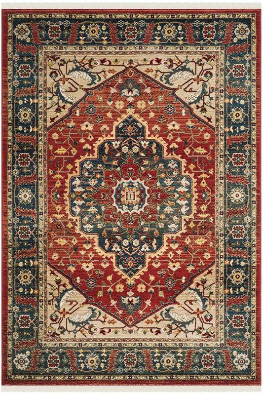 Lauren Ralph Lauren - Chloe Rug - 6 X 9 - Red / Navy veiw 1
