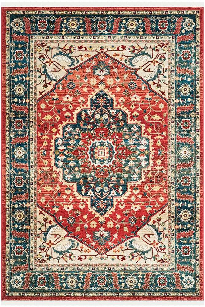 Lauren Ralph Lauren - Chloe Rug - 8 X 10 - Red / Navy veiw 1