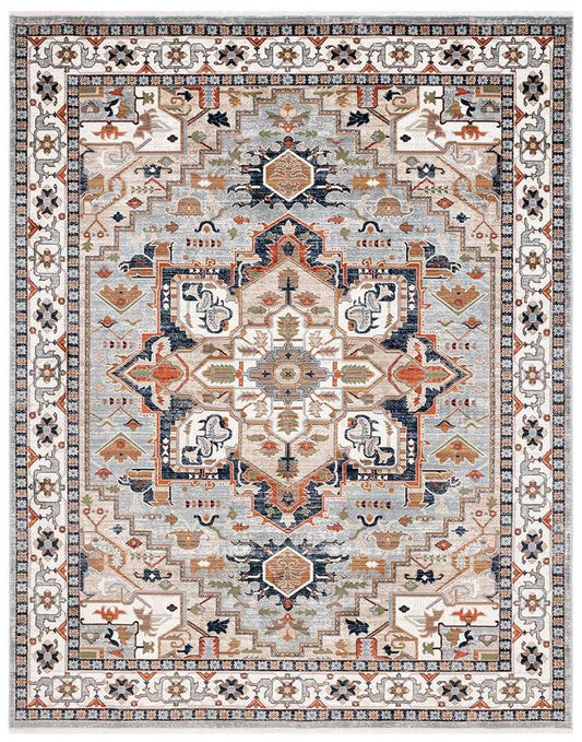 Lauren Ralph Lauren - 1116 Rug - 7-9in x 9-6inRECTANGLE - Grey / Beige Black veiw 1