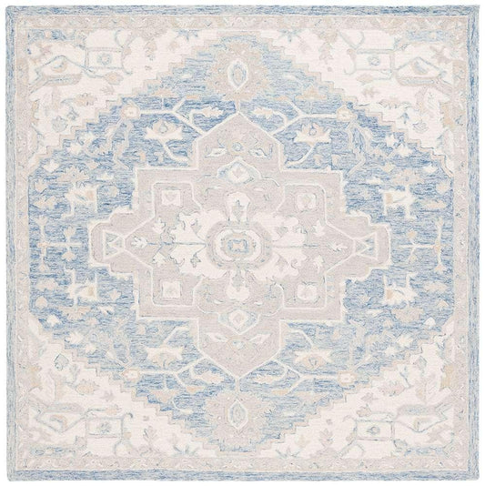 Lauren Ralph Lauren - Percy Rug - 7 X 7 Square - Blue / Ivory veiw 1