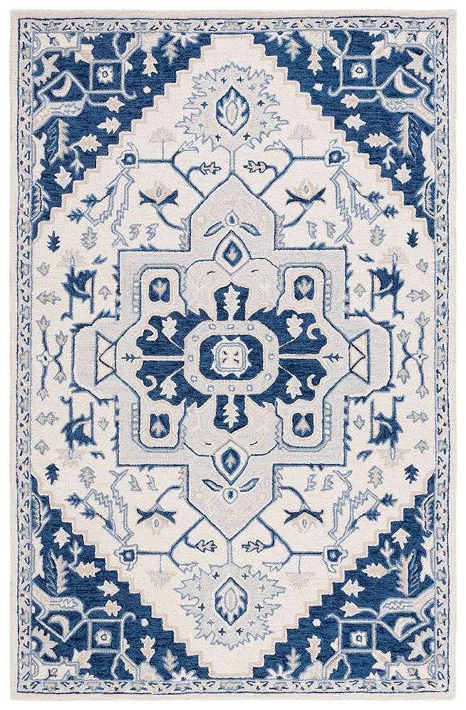 Lauren Ralph Lauren - Percy Rug - 3 X 5 - Ivory / Navy veiw 1