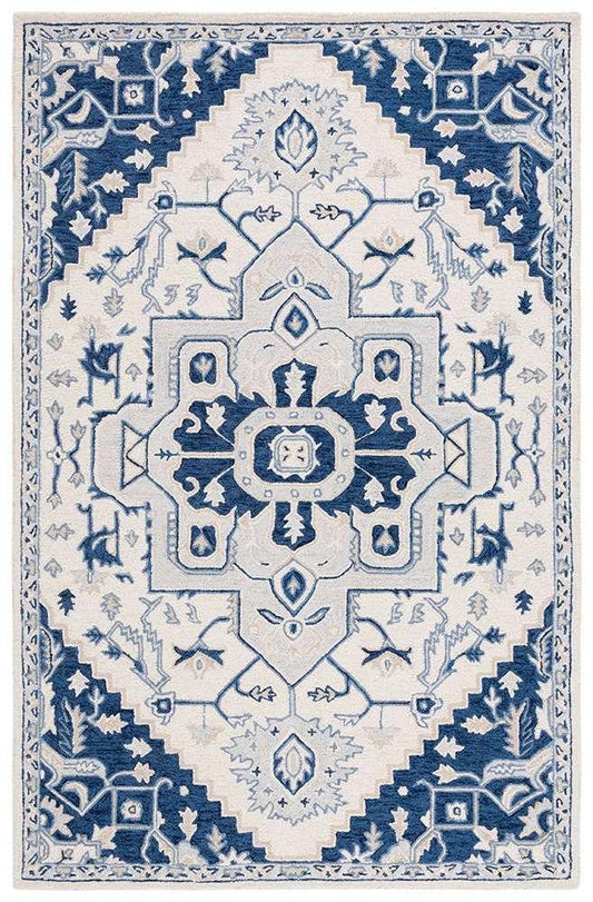 Lauren Ralph Lauren - Percy Rug - 5 X 8 - Ivory / Navy veiw 1