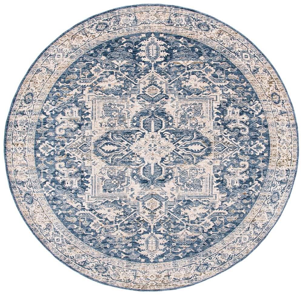 Lauren Ralph Lauren - Emeril Rug - 6-7in X 6-7in Round - Navy veiw 1