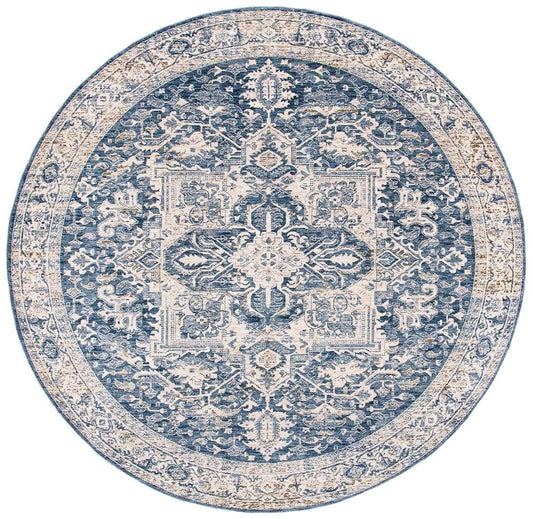 Lauren Ralph Lauren - Emeril Rug - 6-7in X 6-7in Round - Navy veiw 1