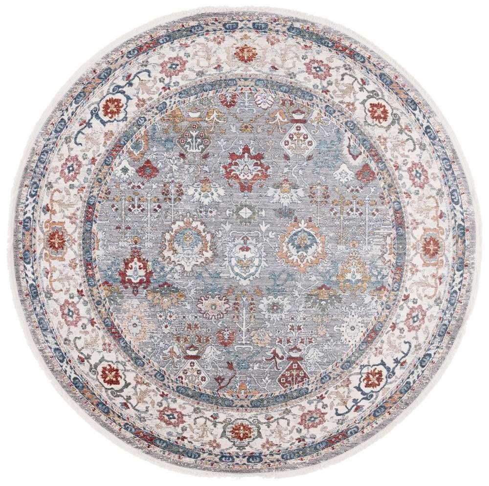 Lauren Ralph Lauren - Fairhaven Rug - 6-7in X 6-7in Round - Grey Blue / Ivory veiw 1