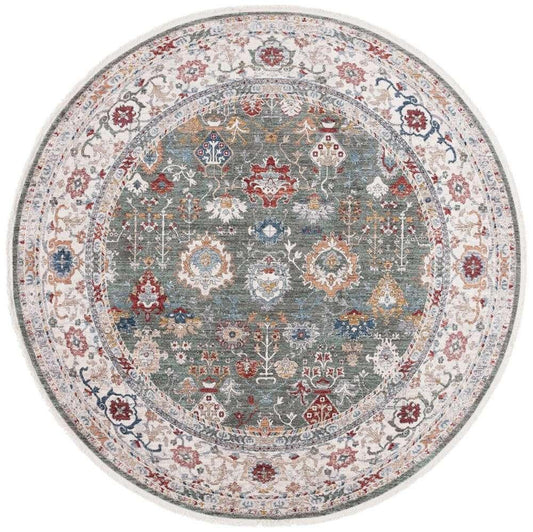 Lauren Ralph Lauren - Fairhaven Rug - 6-7in X 6-7in Round - Sage / Ivory veiw 1