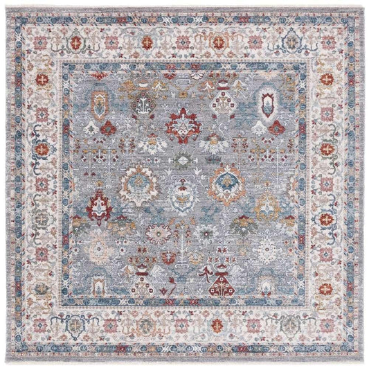 Lauren Ralph Lauren - Fairhaven Rug - 6-7in X 6-7in Square - Grey Blue / Ivory veiw 1