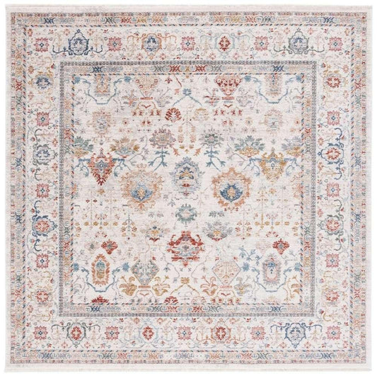 Lauren Ralph Lauren - Fairhaven Rug - 6-7in X 6-7in Square - Ivory / Blue Rust veiw 1