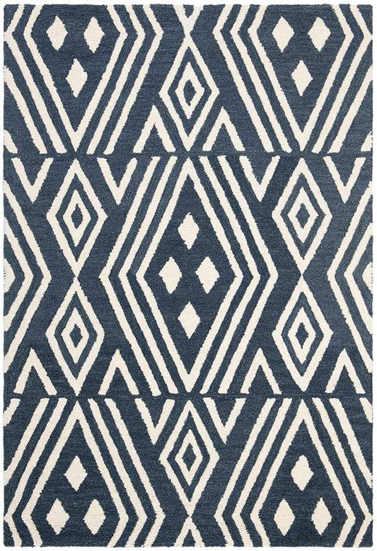 Lauren Ralph Lauren - Imani Geometric Rug - 4 X 6 - Slate veiw 1