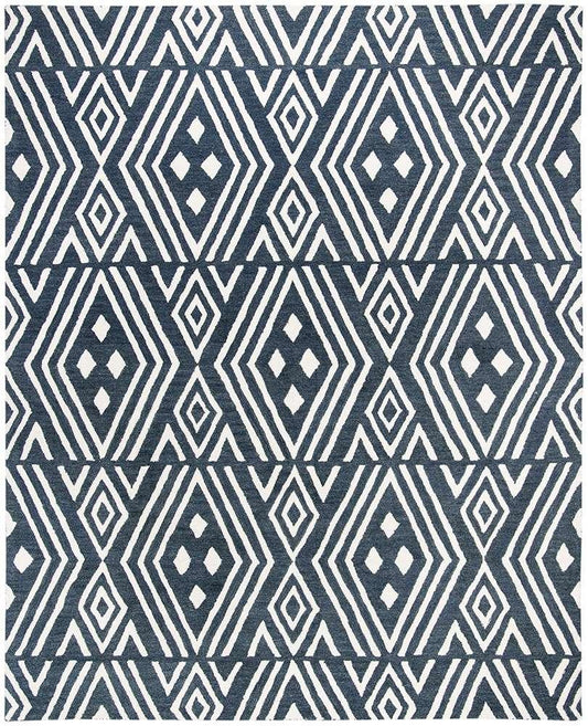 Lauren Ralph Lauren - Imani Geometric Rug - 8 X 10 - Slate veiw 1